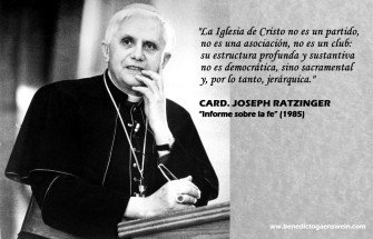 Cardenal Ratzinger – No ruptura, sino continuidad
