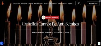 Bishop Robert Barron – Los católicos no pueden ser antisemitas